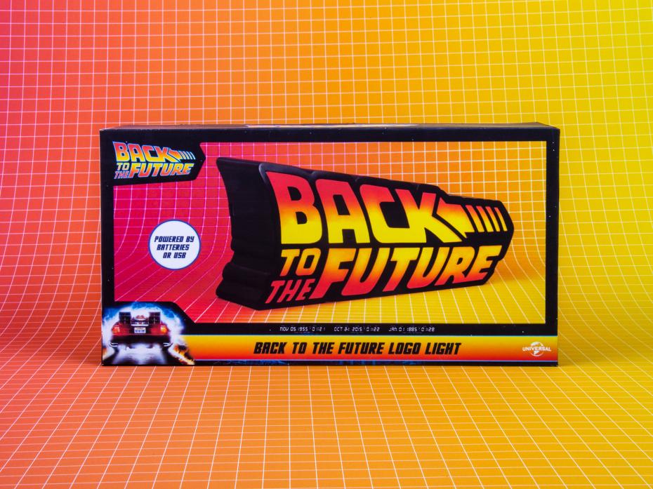 Back to the Future Logo Light Front